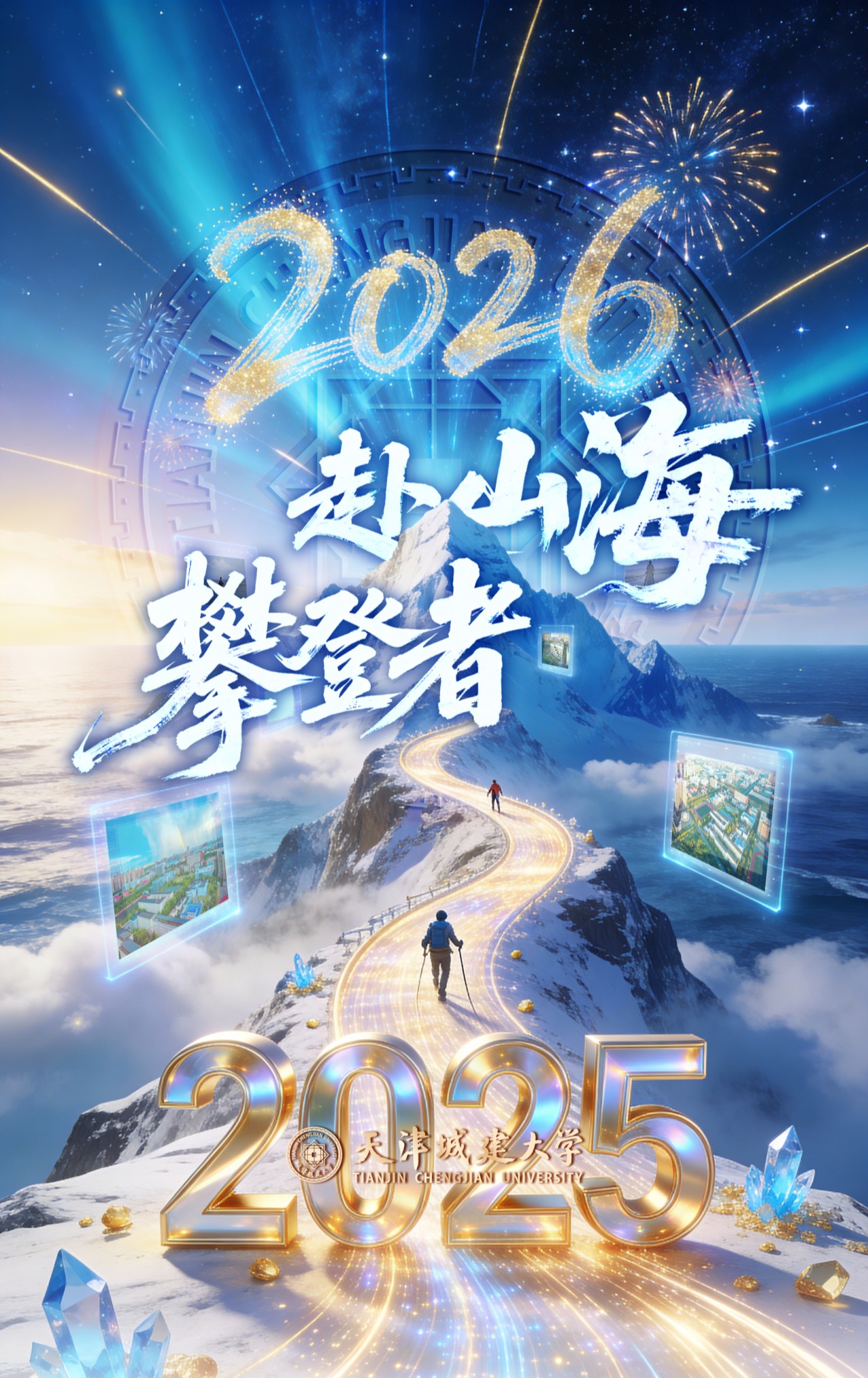 2025，奋力攀登‼️　2026，共赴༲山༲海༲