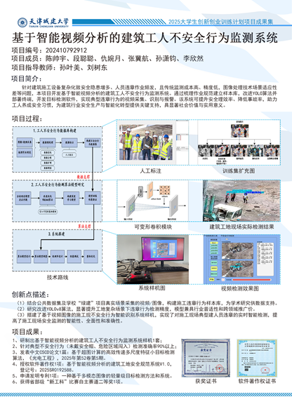 项目成果展示页